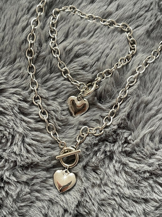 Collana Cuore + Bracciale